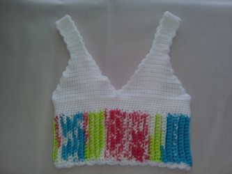 NEW LisaG7 CROCHETED CROP TOP CT105.
