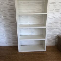 Tall White Bookshelf