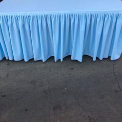 Baby Blue Tablecloth