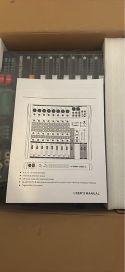 Audio mixer console