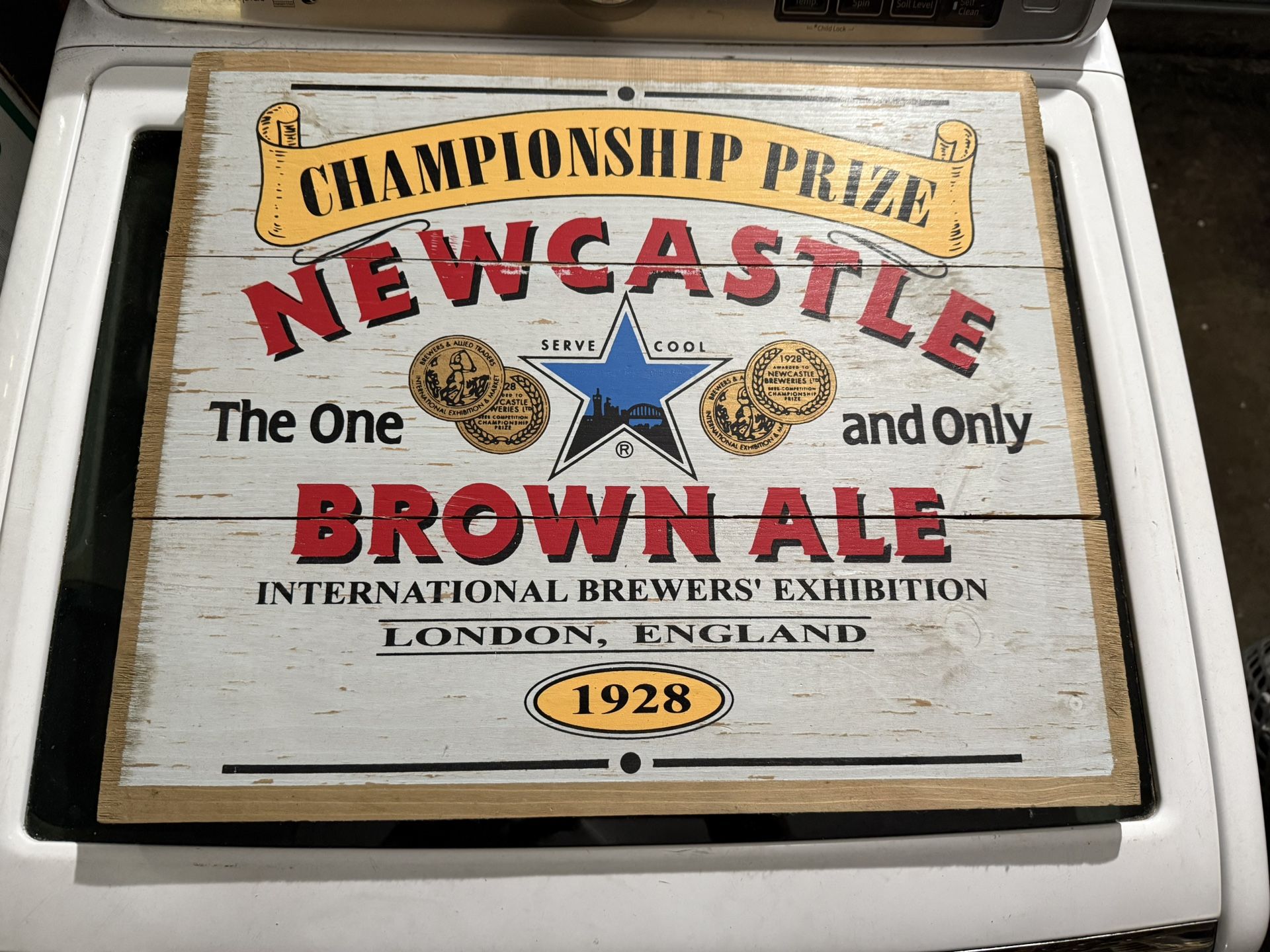 Wood Beer Sign
