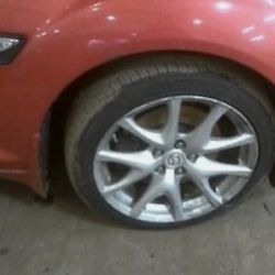 SIDE FENDER MAZDA RX8 2009 RED/BLACK