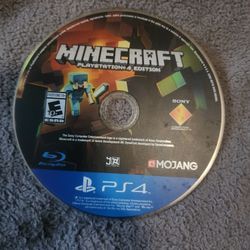 Minecraft Ps4.  No Case
