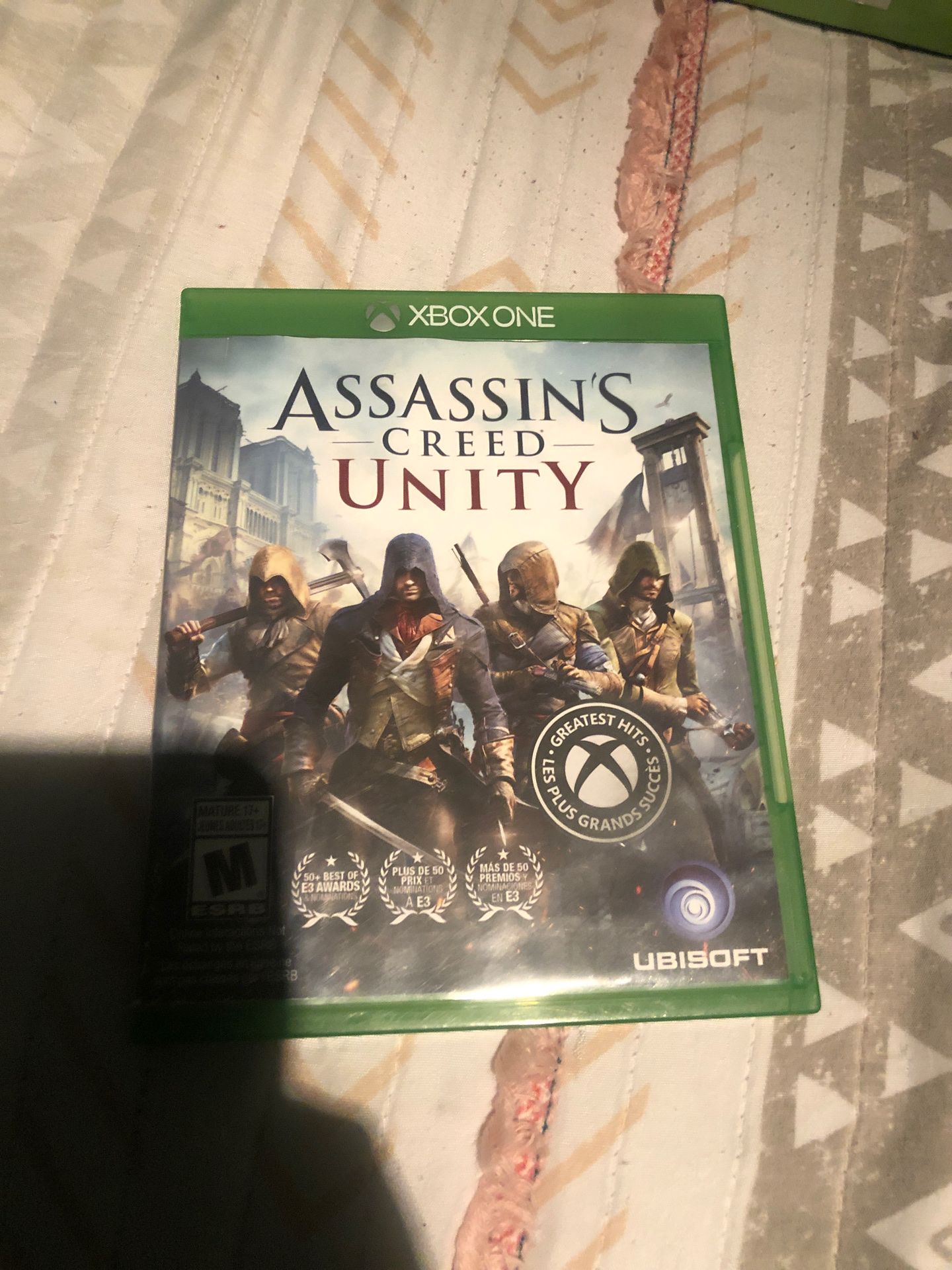 ASSASINS CREED UNITY XBOX ONE GAME