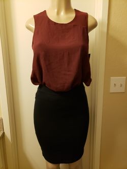 New target dressy burgundy shirt