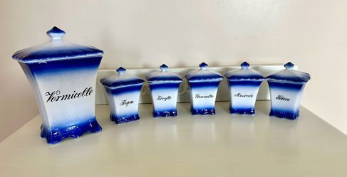 Vintage French Canister Set
