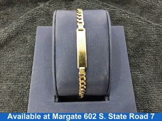 ID Bracelet - Yellow Gold 14k (.585) 5.2 grams 6 inch
