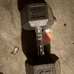 40 Pound Dumbbell