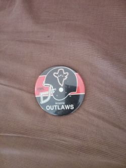 USFL Arizona Outlaws Pinback Button