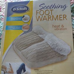 Dr. Scholl's Soothing Foot Warmer WITH Heat & Vibration 
