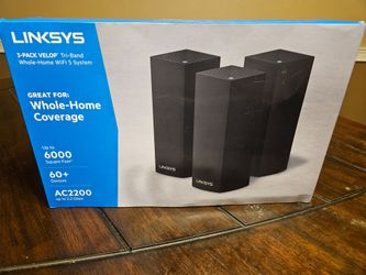 Linksys 3 pack Velop tri-band whole home wifi