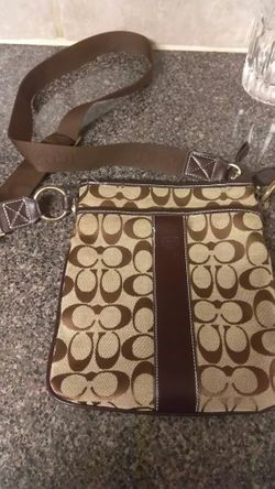 Coach brown crossbody
