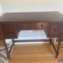Solid Mahogany Antique Desk 