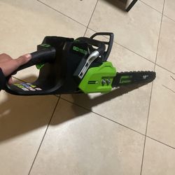 80v Green Works Pro Chainsaw