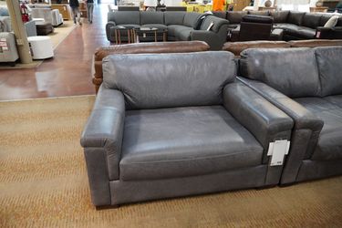 Leather Track Arm Chair — Toscano 