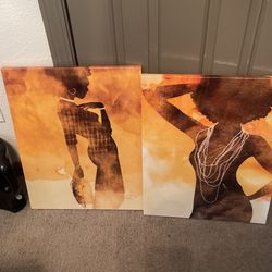 Yellow canvas/ Artwork 