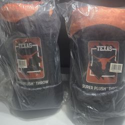 Texas Longhorns 46x60 Super Plush Throw $35 Retail 
