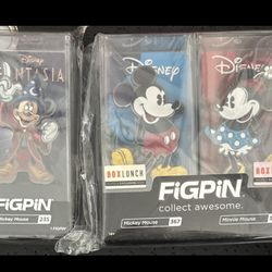 Disney Pin Mickey And Minnie Limited Edition Figpin