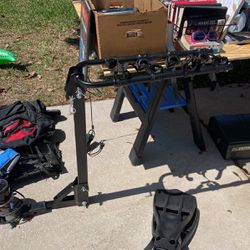 4 Bike Rack For Use With Trailer Hitch