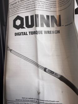 Quinn digital 1/2 torque wrench