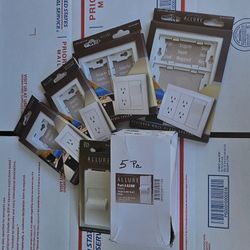 Allure Toggle Switches & Wall Plates Lot