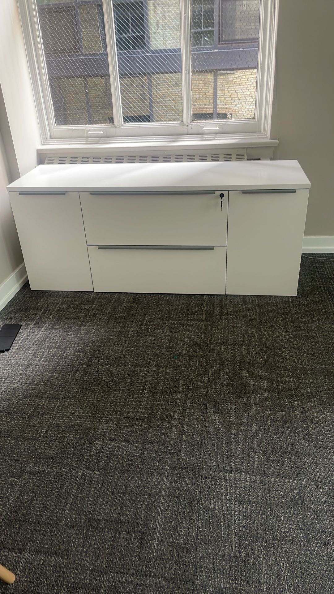 White File Cabinet 
