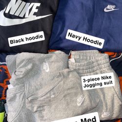 Nike Jogging Suit& Hoodie Size Boys Size Med $70 