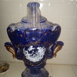 Vase – Gold Accents – Classical Scene