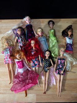 10  barbies