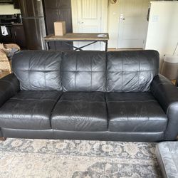 Moving Sale! Leather Couch 