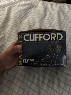 CAR ALARM FULL SYSTEM (CLIFFORD MATRIX 10.5x)
