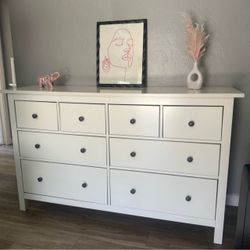 White Dresser 8 Drawers