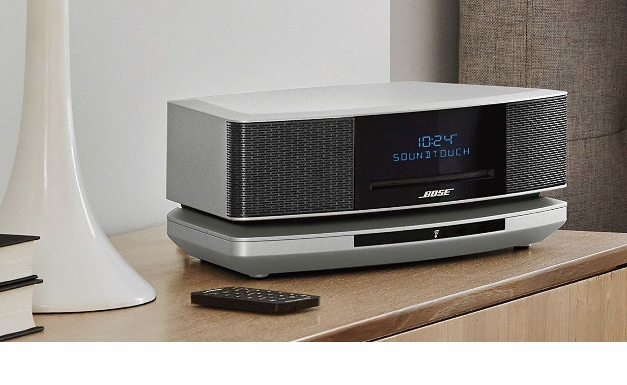 Bose Wave SoundTouch Music System IV, works with Alexa, Platinum Silver