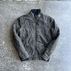 Harley Davidson Grey Bomber Jacket