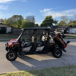 2019 Polaris Ranger Crew Xp EPS 1000 Cc 4 × 4 Clean Title Power Steering 
