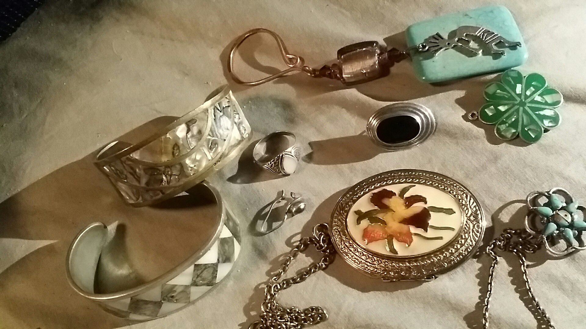 925 Silver and Fashion Jewelry etc Lot