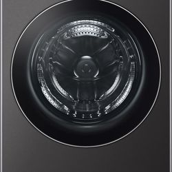 LG 27" Black Steel Mega Capacity Front-Load Washing Machine New