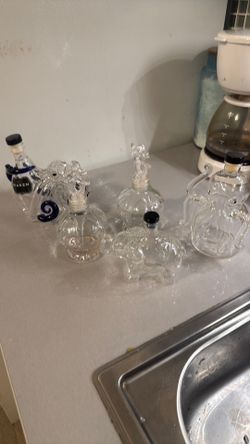 Whiskey bottles