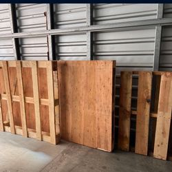 7 Free Standard And Oversized Pallets Mixed Conditions 