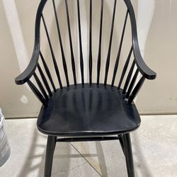 Ethan Allen Windsor Bowback Chairs (6)
