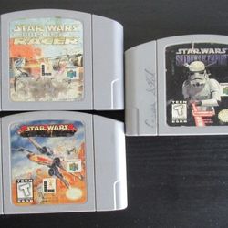 Nintendo 64 STAR WAR GAMES