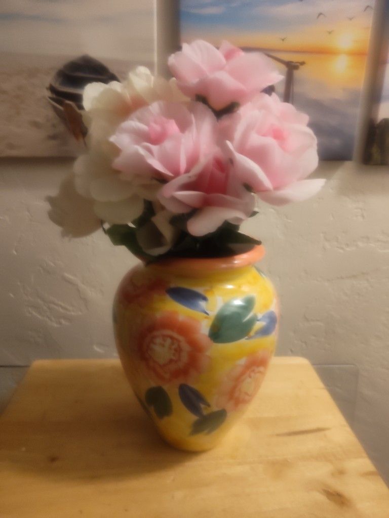Hand Painted Vase