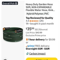 Heavy Duty Garden Hose 50ft