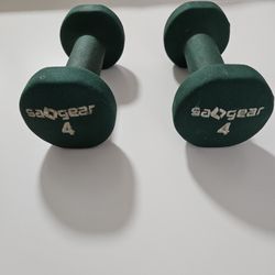 Pair of 4lb Neoprene Dumbbell