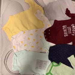 0-3 Long Sleeve Onesies 