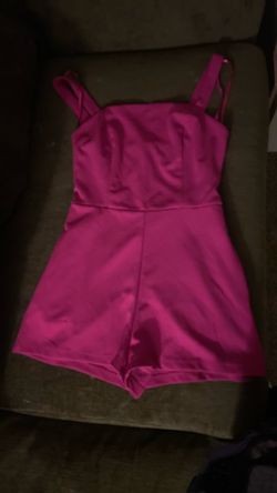 Fuchsia Pink Romper