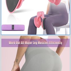 Pelvic Trainer for Women & Men – Adjustable Spring Resistance Hip Exerciser