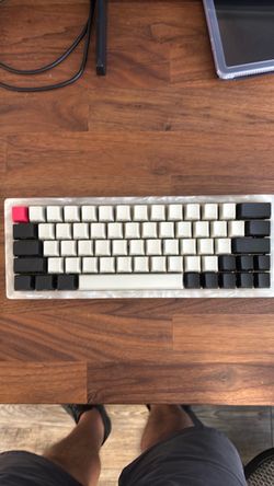 Tofu 60 keyboard with Resin Case