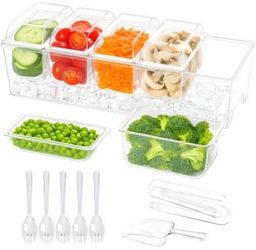 Chilled Condiment 5 Items Server Tray!