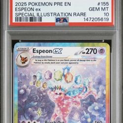 Pokemon Espeon Ex PSA 10